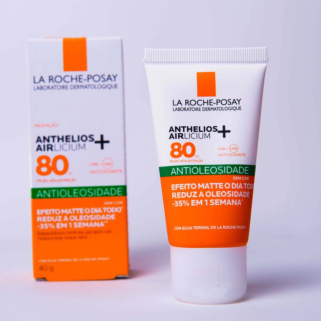 Protetor Solar Anthelios Airlicium+ FPS80 de La Roche-Posay | Shopee Brasil