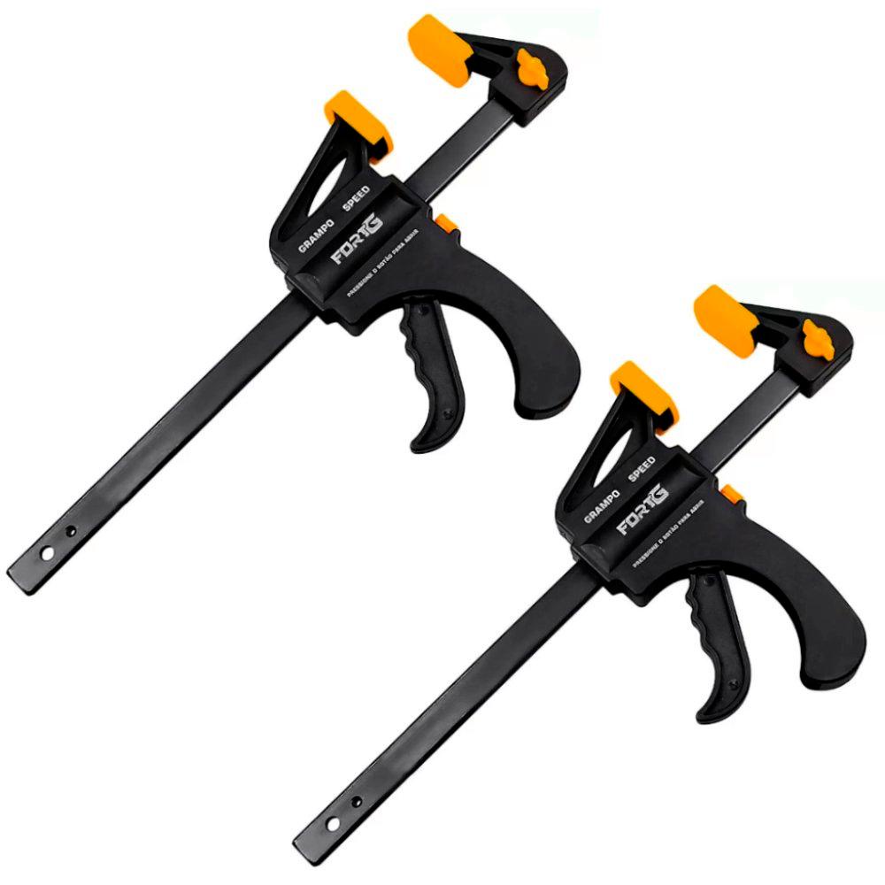 Jogo de Grampos de Aperto Rápido 12 Pol. com 2 Peças