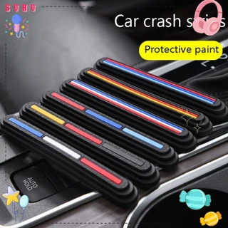 SUHU 4PCS/Set Anti-Colisão Strip , Protetores Auto-Adesivos Para Pára-Choques , Acessórios Carros Fita Adesiva Macia À Prova De Arranhões Pvc Espelho Retrovisor