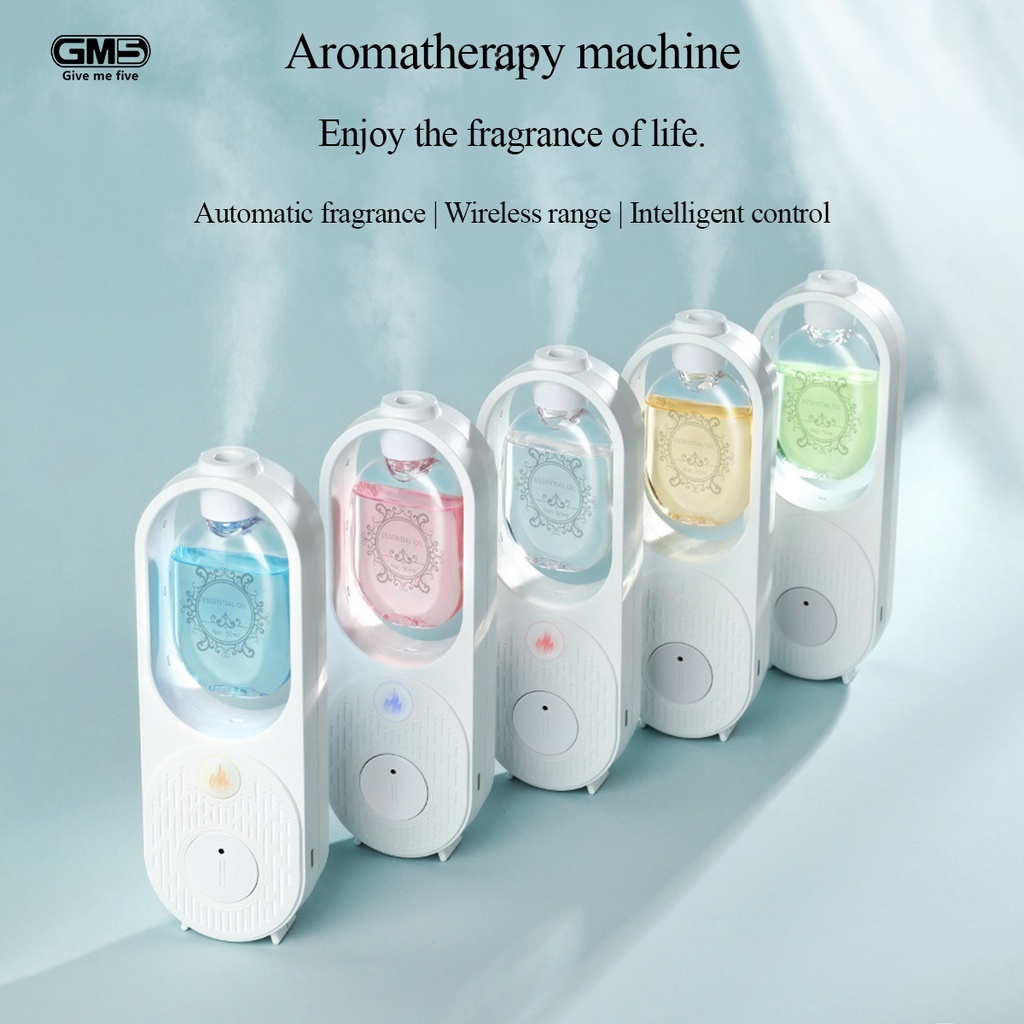 Expande óleo essencial automático, máquina de aromaterapia inteligente para uso doméstico, para remoção de odores de banheiro e quarto