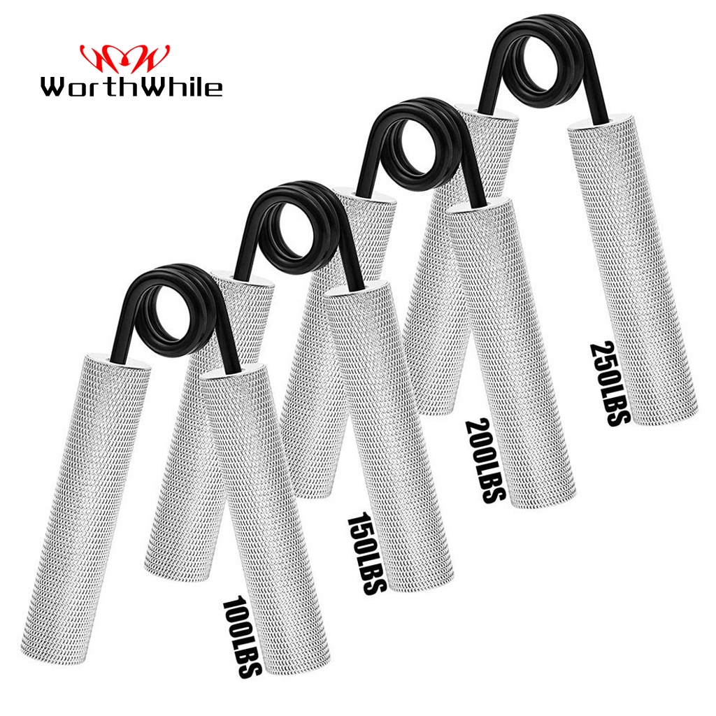 WorthWhile 50-350LBS Gym Fitness Alloy Hand Grip Men Dedo Ajustável Força Exercitadora Pesada Treinador De Garras De Recuperação Muscular