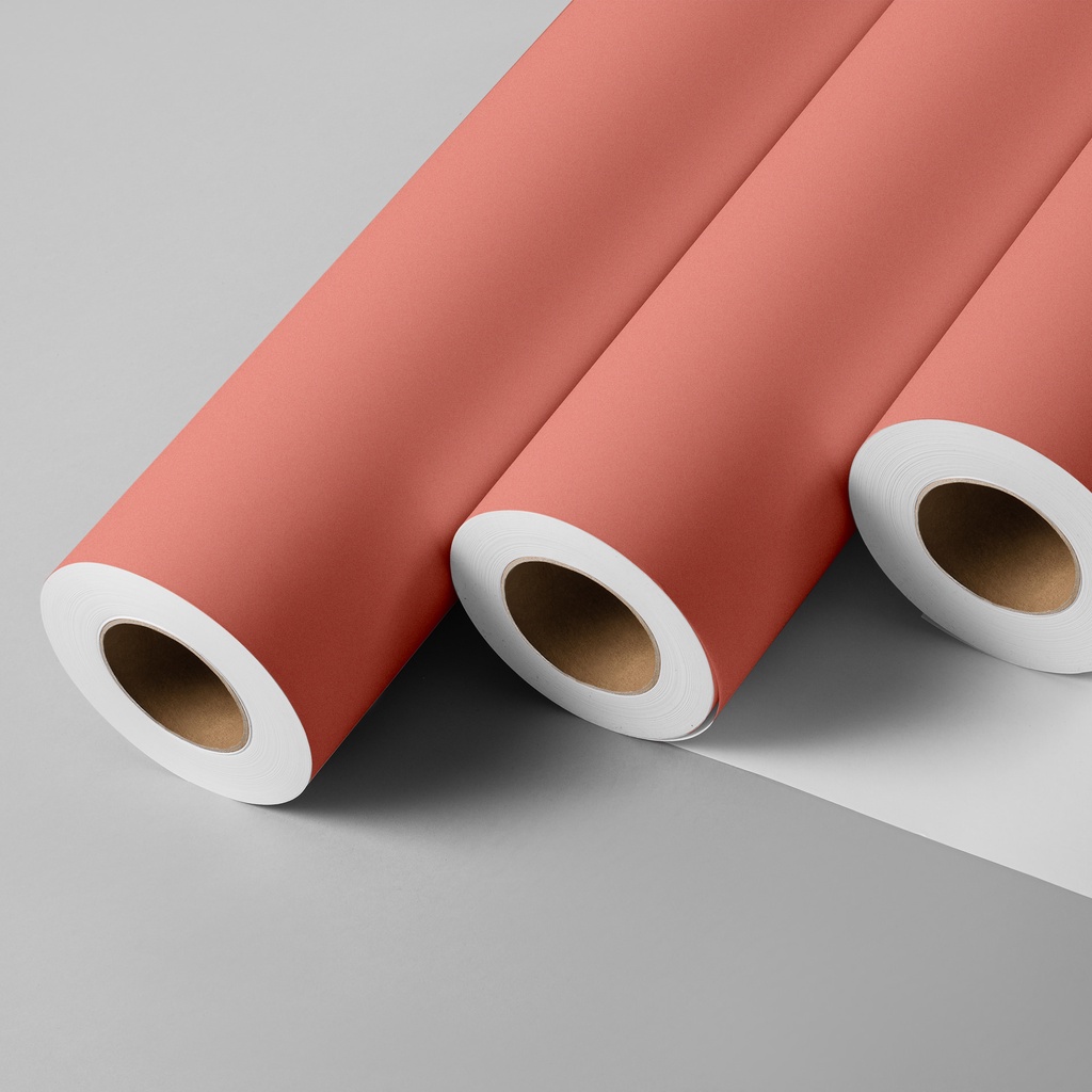 Papel de Parede Rosê Coral Adesivo Envelopamento 100x60cm