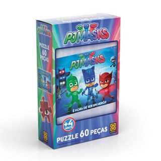 Quebra Cabeça PJ Masks 60 Peças - Grow