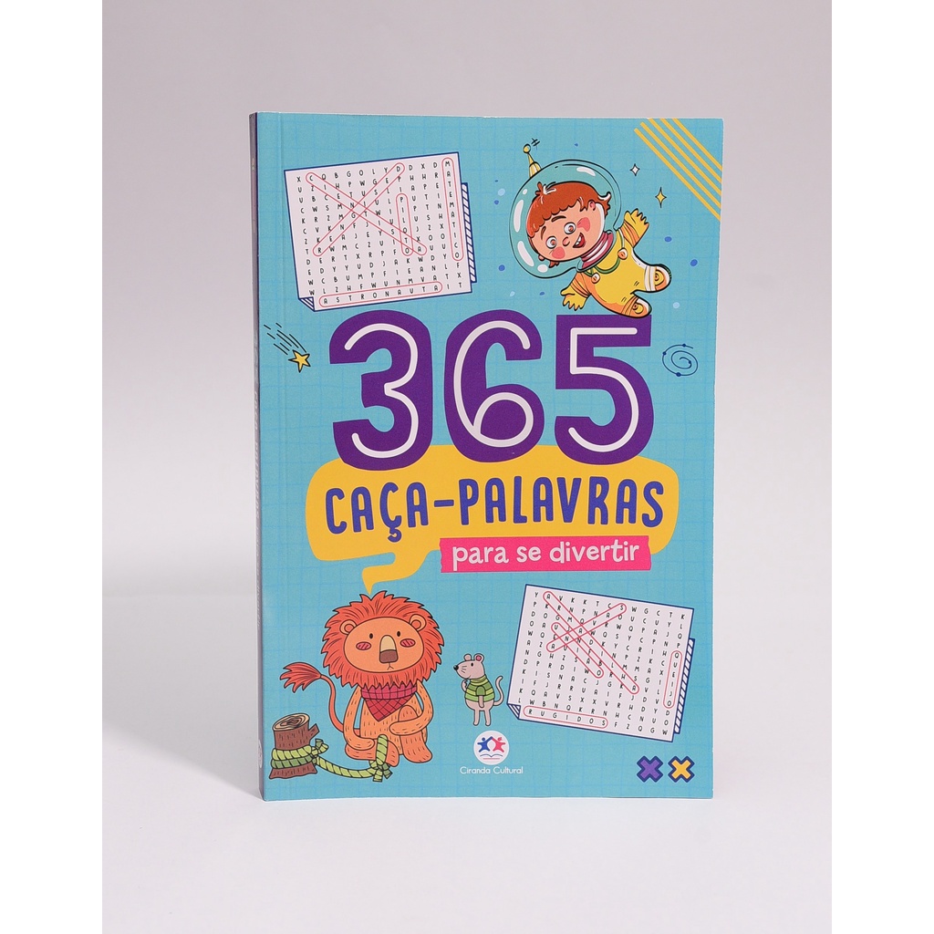 365 CAÇA-PALAVRAS PARA SE DIVERTIR | Shopee Brasil