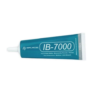 Cola Adesiva Multiuso Transparente Implastec IB-7000 110ml