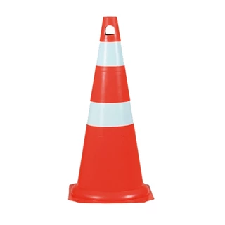Kit 4 Cones rigidos De Sinalização Pvc 75cm ou 50cm Trânsito obras isolamento areas escolher a cor