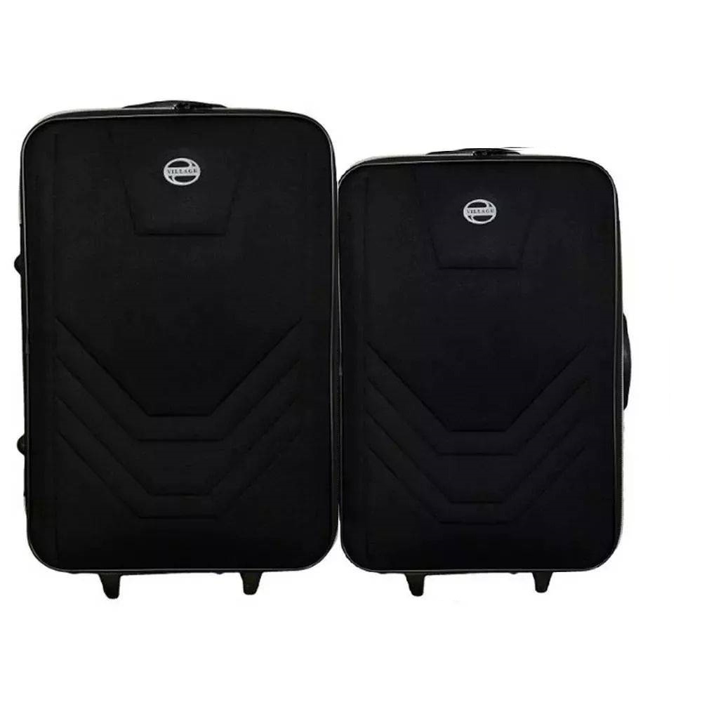 KIT CONJUNTO JOGO 2 MALAS VIAGEM VILLAGE - MÉDIA E PEQUENA