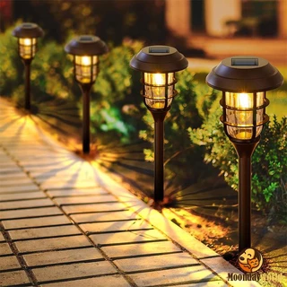 Luminária Espeto Solar Jardim Decoração LED Luz Verde 3lm
