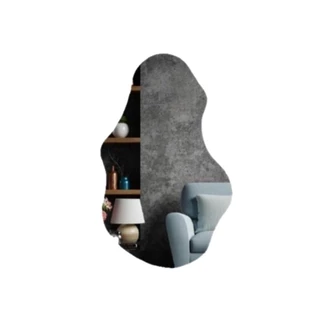 Espelho Grande Decorativo Orgânico - ORG 05 90x60 - Borda Lapidada - Não distorce a imagem