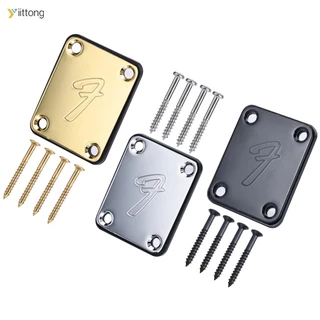 YT-Placas De Pescoço De Guitarra Elétrica Protetor Estilo Vintage Com Parafusos Para A Maioria Dos Graves
