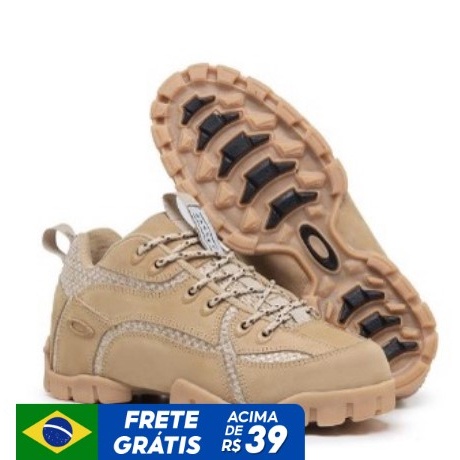 Tênis Bota Botinha Oakley Flak Low 2.0 Masculino Feminino Preto Vermelho Bege Camuflado Novo Na Caixa Envio Rápido