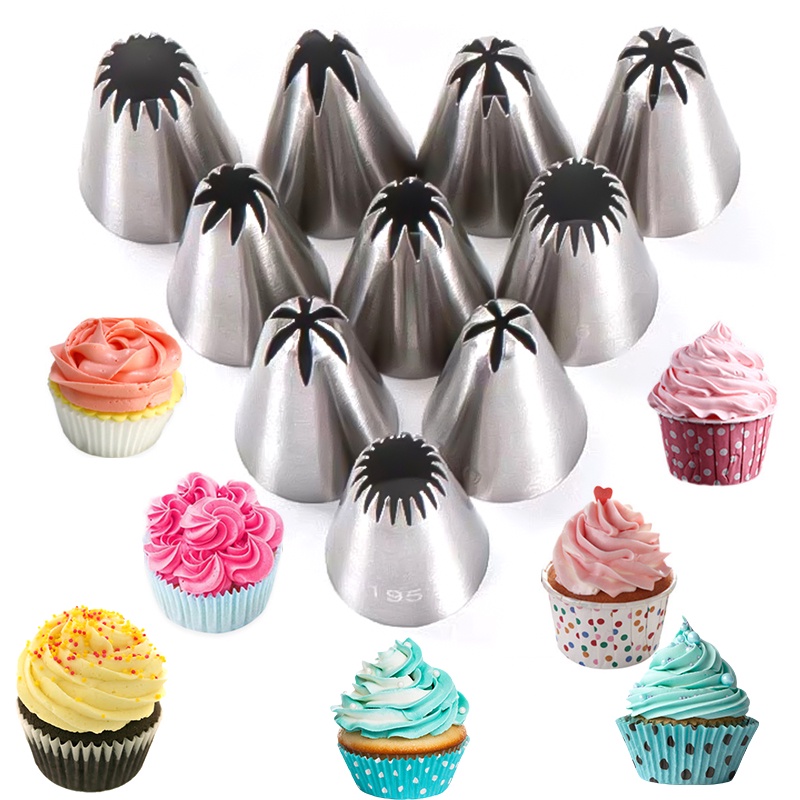 saco decorador confeiteiro profissional 12 bicos inox bolo em Promoção na  Shopee Brasil 2023