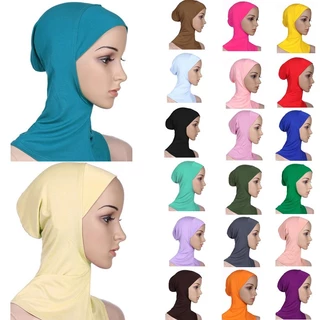 Capa Completa Mulheres Muçulmanas De Algodão Cabeça Islâmica Vestir Chapéu De Lenço Moda