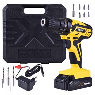 Parafusadeira e Furadeira a Bateria 12v PFV012 Bivolt Vonder