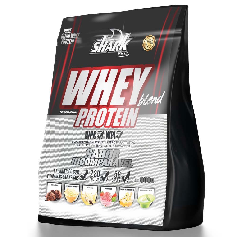 Whey Blend sem soja 900g refil Chocolate Branco – Shark Pro