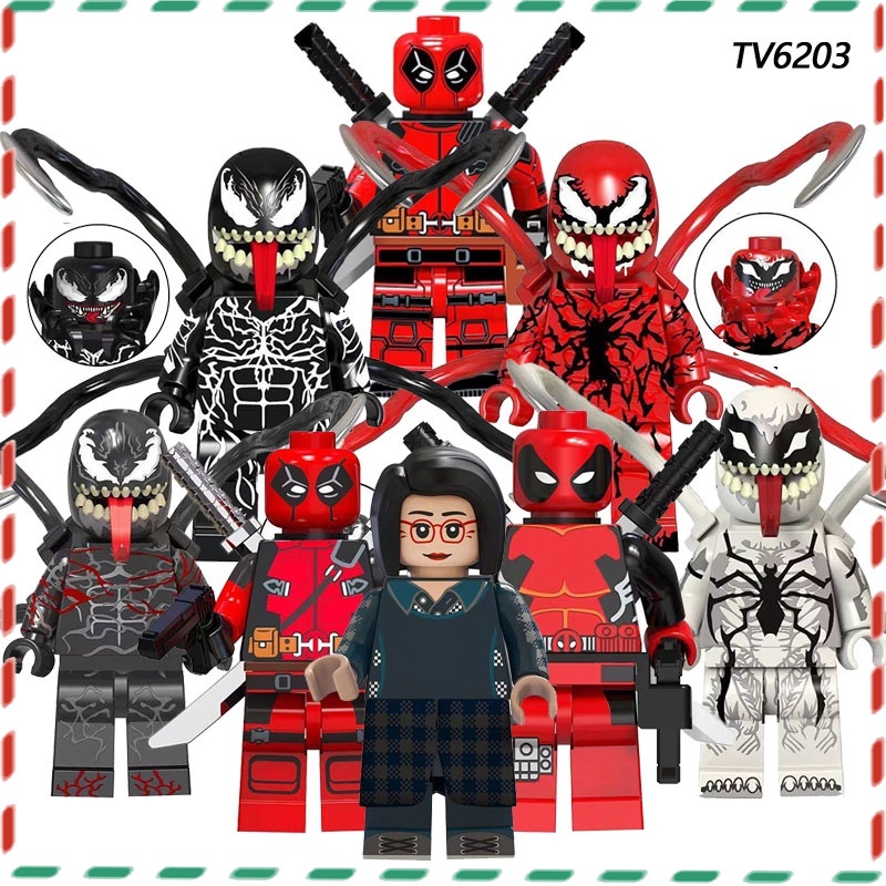 Blocos De Construção Montados minifigure toys Deadpool Modelo Brinquedos De Terceiros Homem-Aranha
