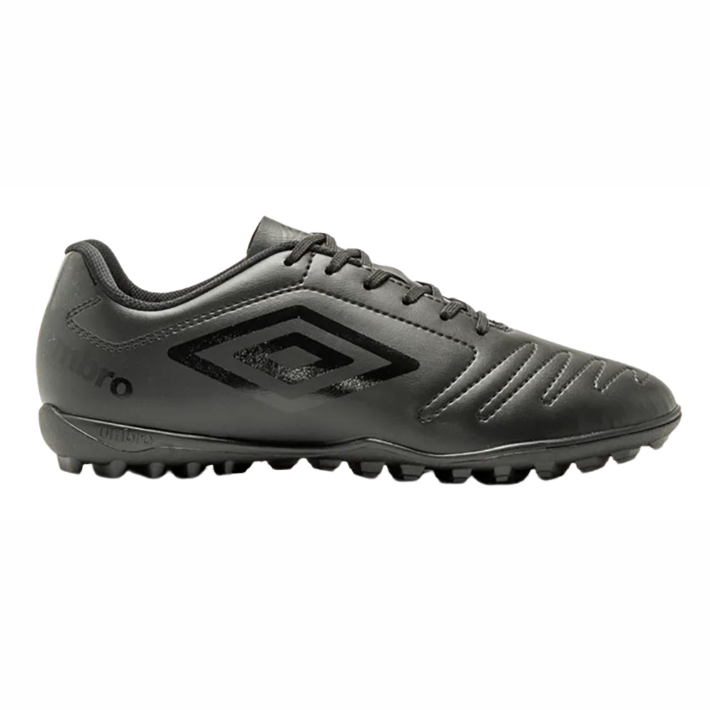 Chuteira Society Soccer Umbro Modelo Class Unissex Preto grama sintetica jogador campo