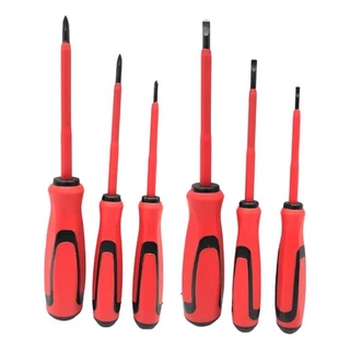 Kit Chaves De Fenda Philips Isolada Eletricista 6 Peças Imã