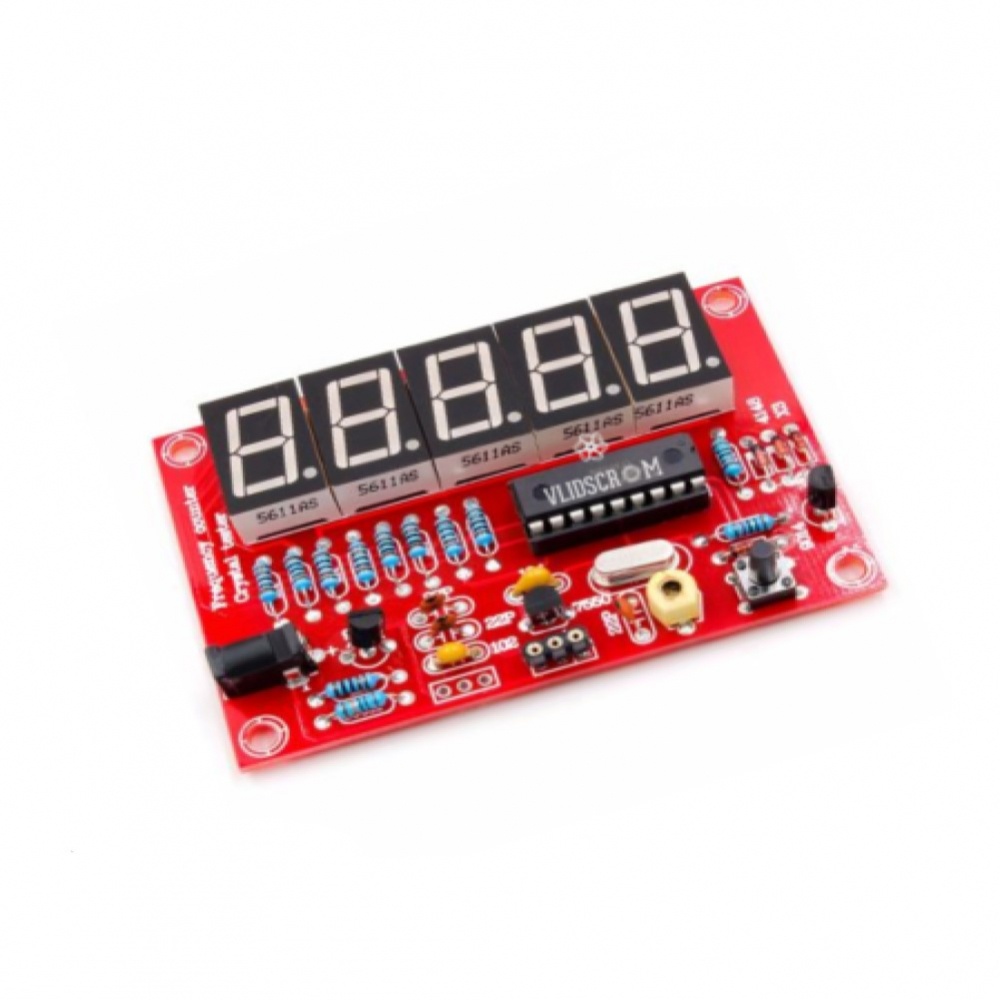 1-50MHz Kit De Medidor De Freqüências DIY 1pc 80 * 53mm Oscilador De Cristal LED