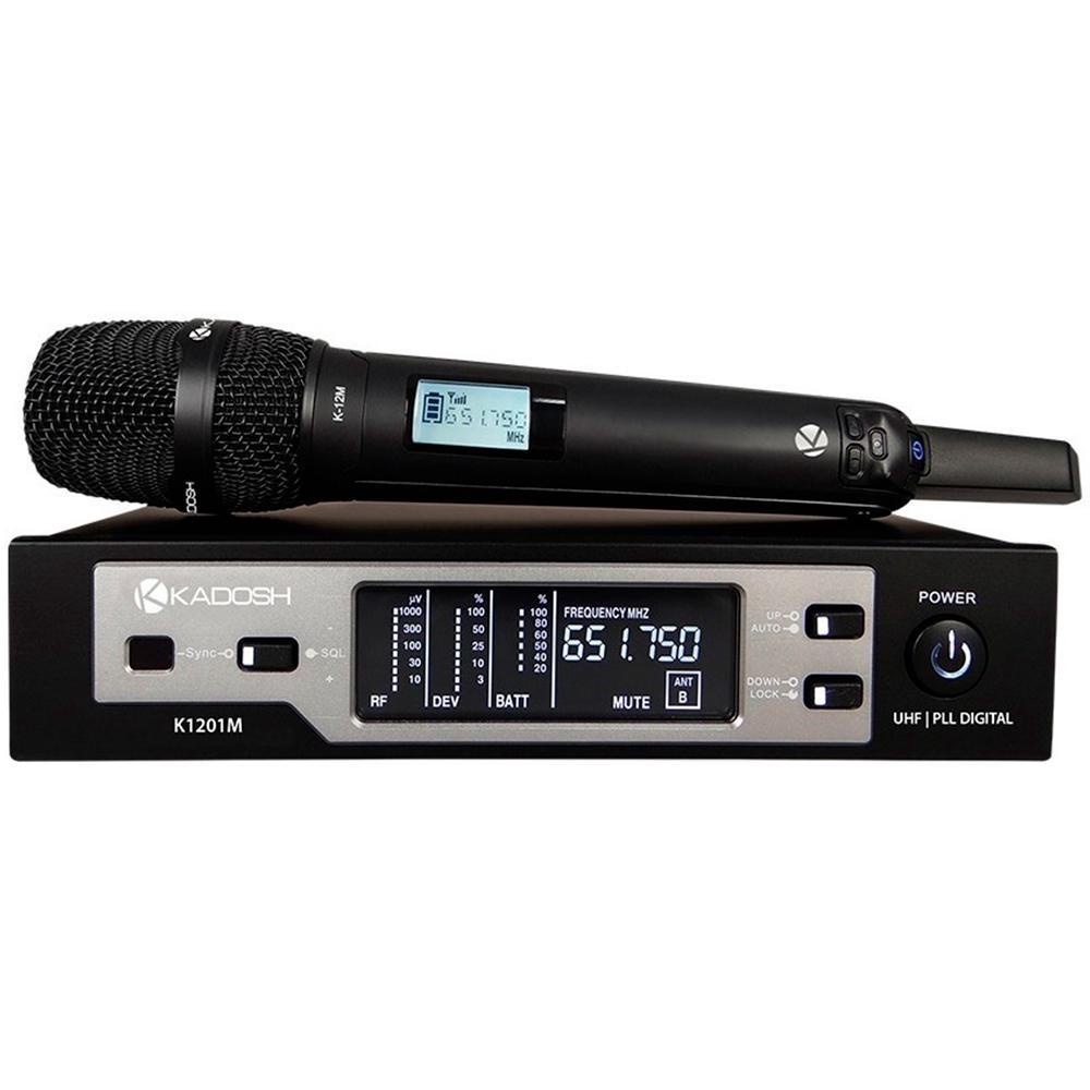 Microfone Sem fio K1201m UHF Mão Kadosh