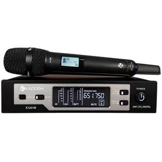 Microfone Sem fio K1201m UHF Mão Kadosh