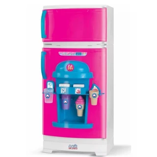 Brinquedo Infantil Geladeira Geladeirinha Gelato com Freezer - Magic Toys