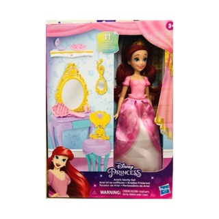 PENTEADEIRA E BONECA DISNEY PRINCESAS DA ARIEL COM ACESSORIO