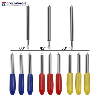 DREAMFOREST 5Pcs/20Pcs 30/45/60 Graus Conjunto De Lâminas De Reposição Para Corte De Plotter Roland Cricut O4Z9