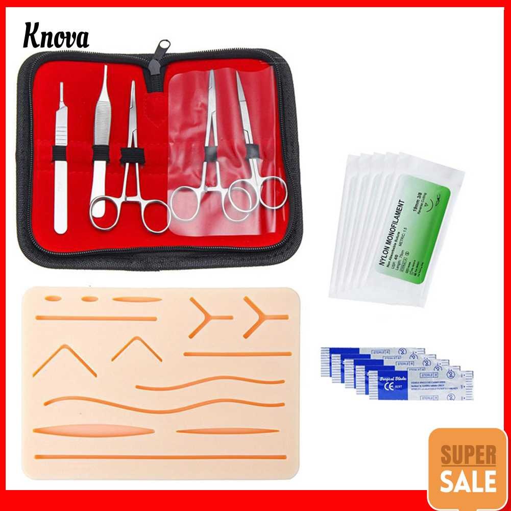 Kit De Treinamento De Sutura Cirúrgica Médica Simulação De Modelo De Prática Pele