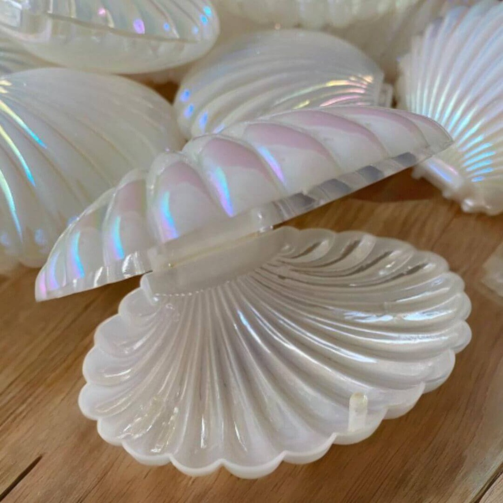 Concha Perolizada para Lembrancinha de Festa decoração Sereia Fundo do mar
