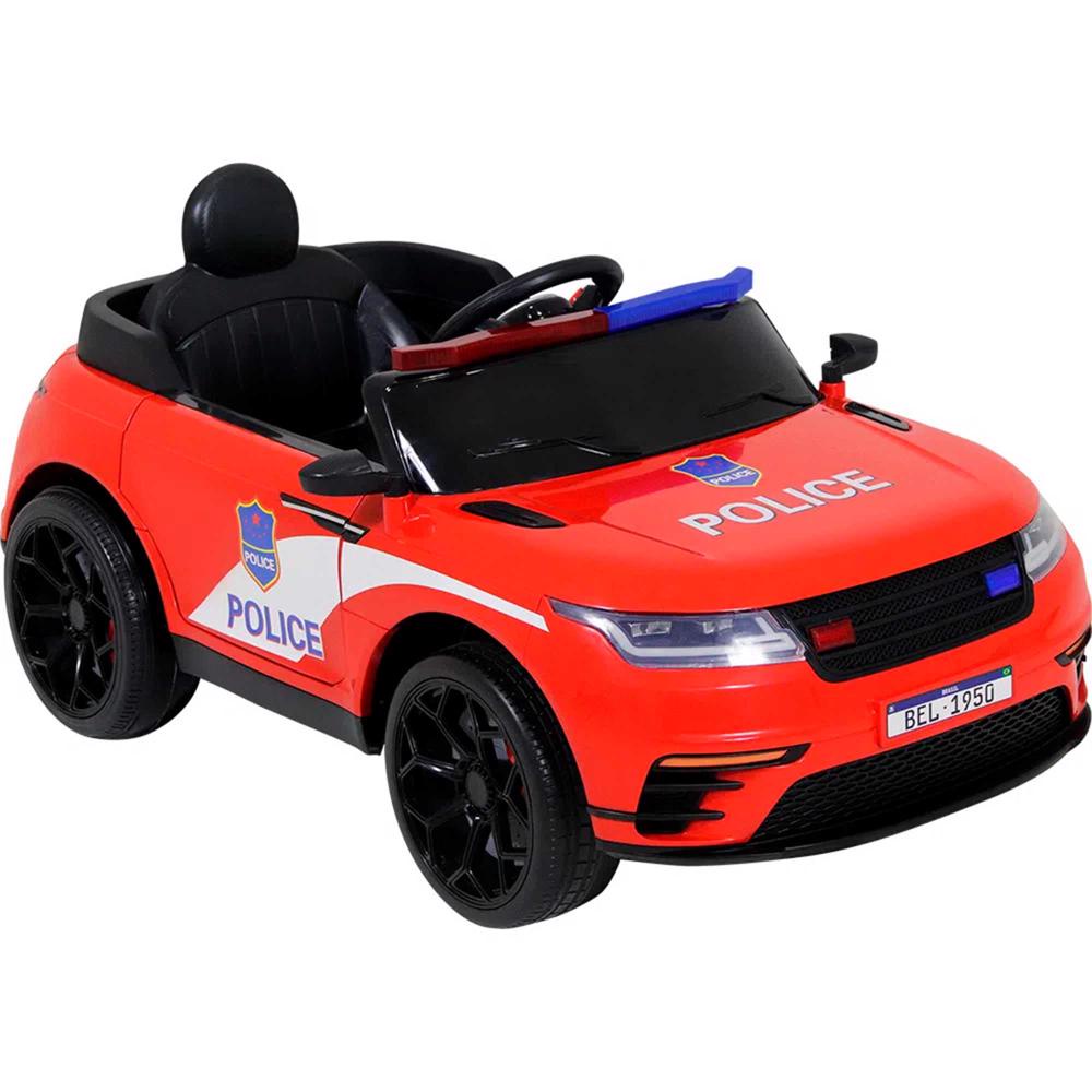 Carro de Polícia Azul Força e Ação Poliplac - Up Brinquedos