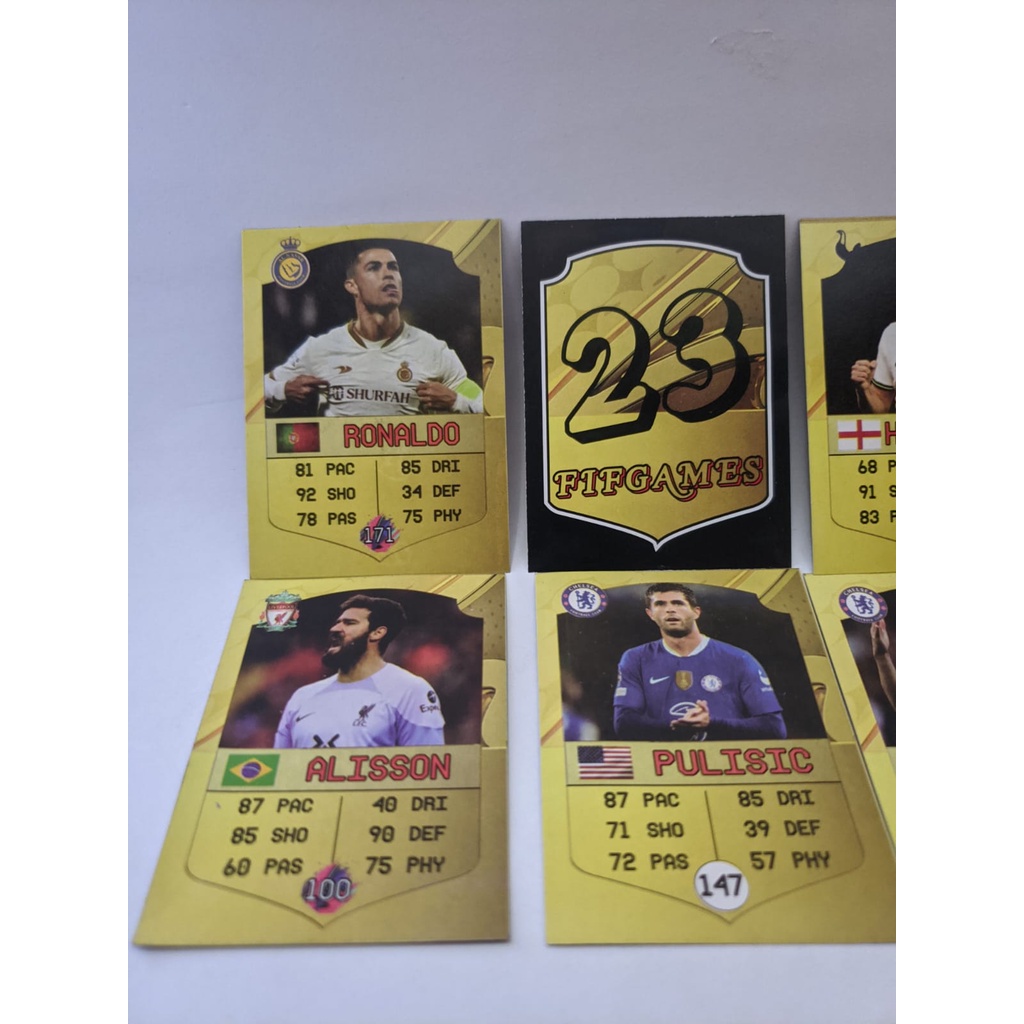 MINI KIT CARDS - FIFA 2023 - FIFGAMES - Cards Figurinhas brincadeira de ...