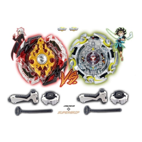 Brinquedo Infantil Beyblade Burst B-73 Strike God Valkyrie.Mugen Lançador  De Fantasia + Aderência