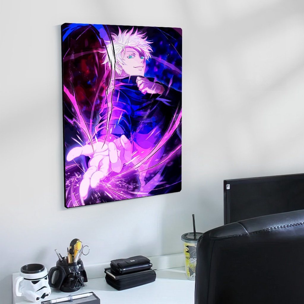 Quadro Decorativo Satoru Gojo Mdf 27x20cm | Shopee Brasil