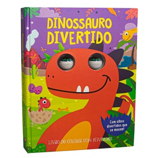 DINOSSAURO DIVERTIDO UM LIVRO DE COLORIR COM ATIVIDADES (de 5 a 7)