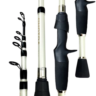 Vara De Pesca Profissional De Fibra De Carbono Retrátil 1.6M 1.8M 2.1M 2.4M De Isca Ultraleve Portátil