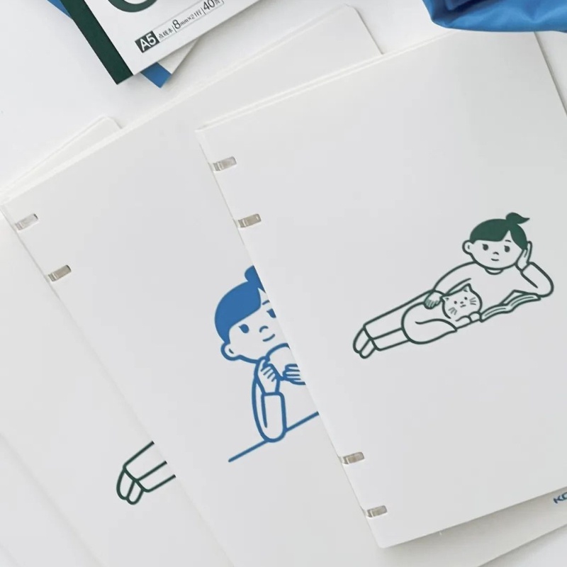 Novo ! Kokuyo Noritake Co Marca Caderno De Folha Fina De Papelaria Fresca