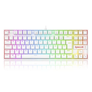 TECLADO MAGNETICO KUMARA PRO K552W RGB SWITCH BLUE - BRANCO