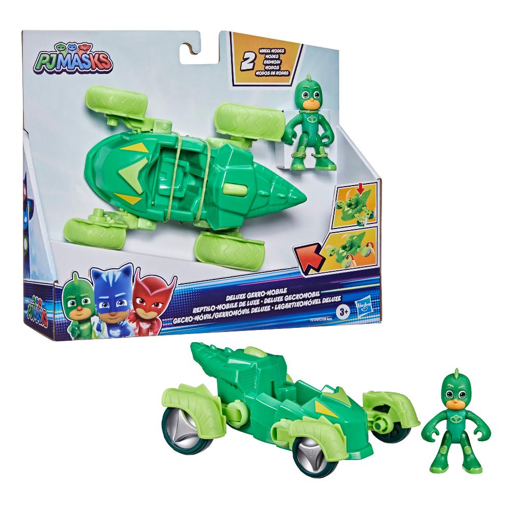 PJ Masks Lagartixomóvel Deluxe com boneco do Lagartixo F2134 Hasbro ...