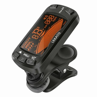 LEKATO Clip On Guitar Tuner Com Led Display TM-25 Metrônomo Digital Gerador De Tom 3 Em 1 Ukulele De Baixo De Guitarra Elétrica Universal