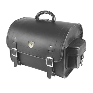 Bolsa Alforge Mala Bauleto Traseiro Moto Custom 35 Litros Para 1 Capacete Tondin Forza