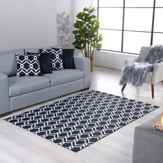 KIT TAPETE SALA QUARTO GEOMETRICO 1M X 1,35M + 04 CAPAS GORGURINHO 45CMX45CM COMPLETO