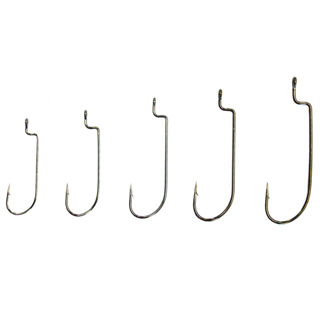 ANZOL OFFSET (WORM HOOK) 10 UN - ARSENAL DA PESCA