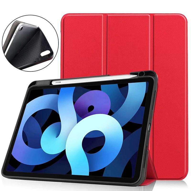 Capa Smartcase Premium C/ Slot Caneta Para iPad Air 5 10.9 A2588