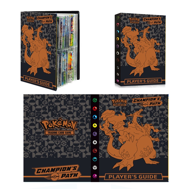240 Charizard Card Book Pokemon Anime Álbum Coleção De Jogos Infantis ...
