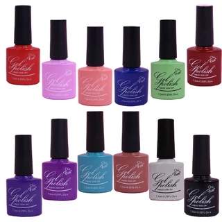 Kit 12un Esmalte Em gel Polish Gel Color Unha Profissional 7,5ml em Oferta na Shopee