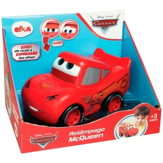 Carrinho Infantil Relâmpago Mcqueen Muda de Expressão 1182 - Elka