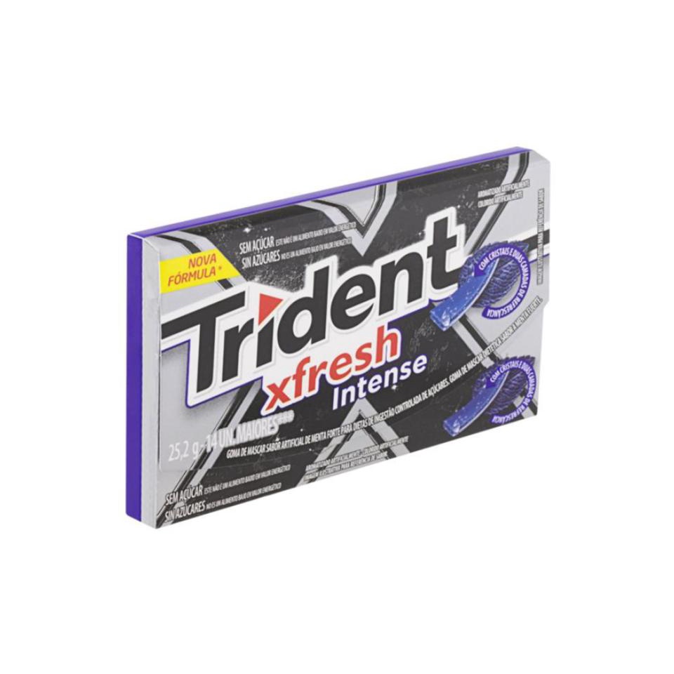 Chiclete Trident X Senses Intense C/14Unid 26,6g | Shopee Brasil