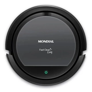 Robô Aspirador de Pó Fast Clean Easy Mondial RB-08 Preto Bivolt