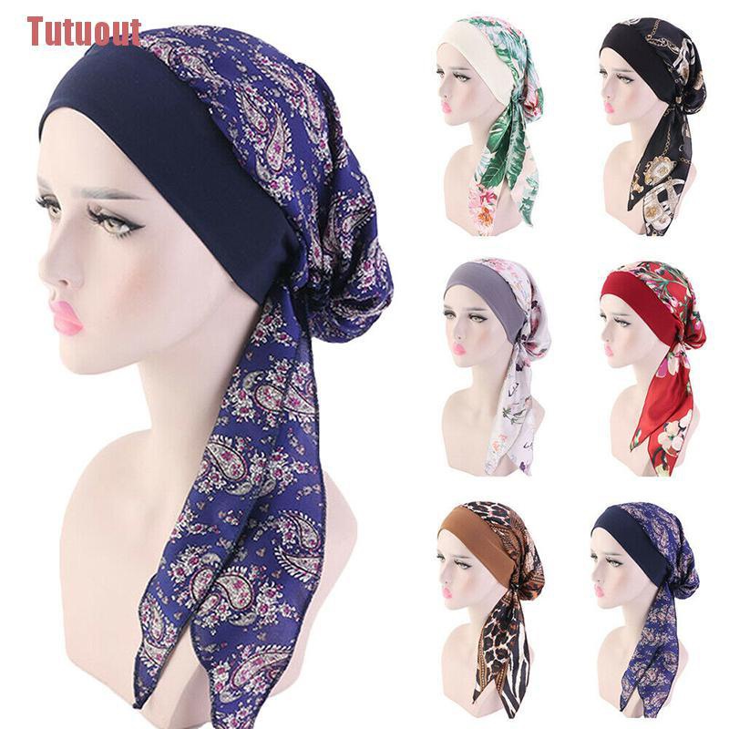 Donne Cancro Testa Sciarpa Chemio Perda Di Capelli Cappello - Foto 8